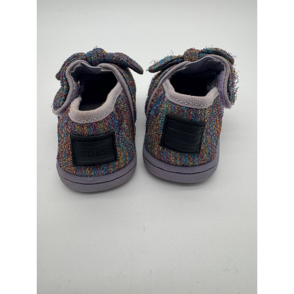 Girls TOMS Shoes Size T4 Multi-color - Picture 4 of 7